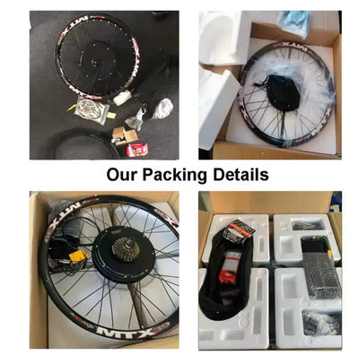 E Bike Conversion Kit 1500W with Battery for Rear Wheel MTX39