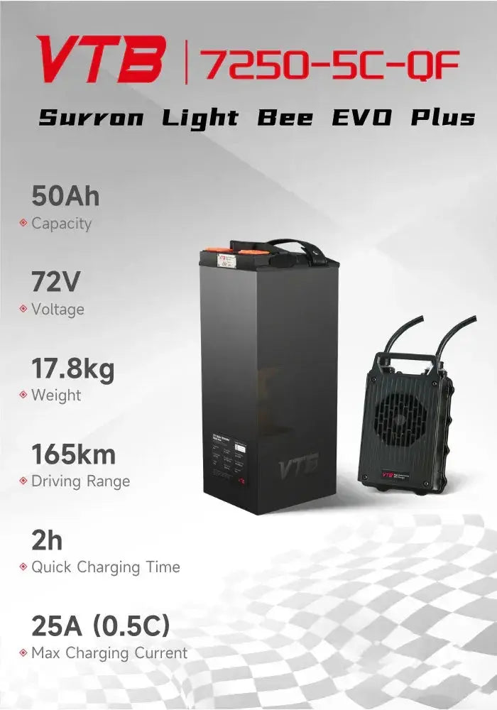 VTB 72V 50Ah 21kW Battery for Sur-Ron Light Bee X EVO Plus