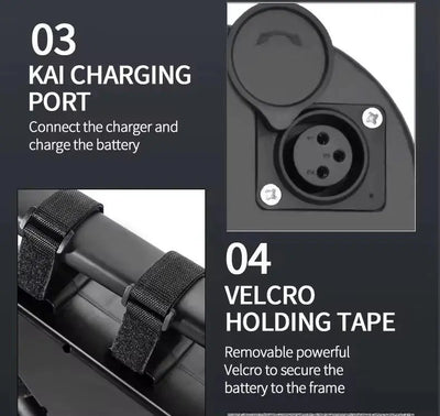 52V Triangle Ebike Battery LG21700 | 20Ah / 25Ah / 30Ah